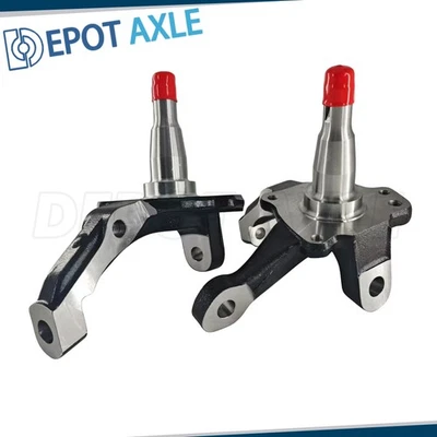 New For 74-1978 Ford Mustang II Pinto Forged Steel 1-Piece Stock Height Spindles - Image 1 of 4