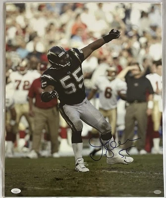 Junior Seau Signed 16x20 Photo JSA COA San Diego Chargers - Image 1 of 4