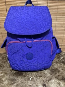 Kipling Ravier Medium Backpack Purple/ Pink/ Black Free Shipping - Picture 1 of 11