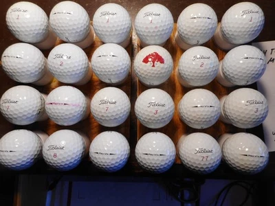 24 Titleist Pro V1X Mint AAAAA Used Golf Balls - Image 1 of 3