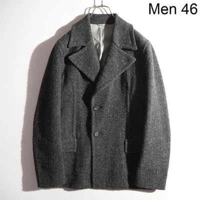 Used 2010 AW Jil Sander Raf Simons Bonded Felted Wool Jacket Grey Size 46 - Image 1 of 4