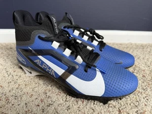 Nike Alpha Menace Elite 4 Football Cleats Blue Men's Size 12 [FD7036-400] New - Picture 1 of 8