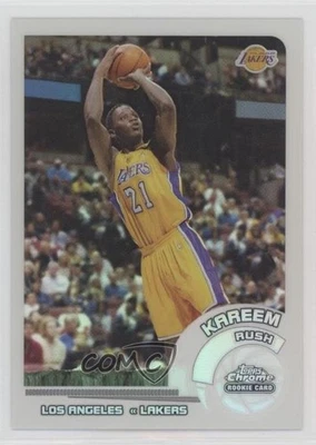 2002-03 Topps cromo blanco borde refractor/249 Kareem Rush #155 novato radiocontrol Foto 1 de 2