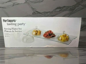 Pier 1 Imports Verkostung Party Servierplatte Set. neu im Karton - Bild 1 von 1
