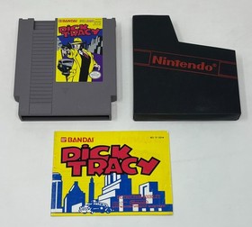 NES Nintendo - Dick Tracy - Includes Manual & Dust Cover - Tested