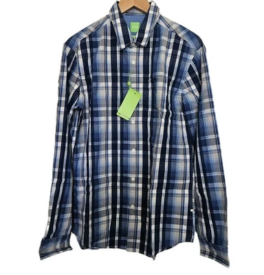 Hugo Boss Green Label Shirt Large by Hugo Boss Regular Long Sleeve Checked Sport - Image 1 of 4