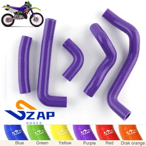 Radiator Hose Silicone Fit 1995-2006 Kawasaki KDX220R KDX200 KDX 220R 200 Purple - Picture 1 of 9