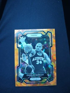 2024 Panini Prizm Draft Picks - Charles Barkley #39 Orange Ice Prizm - Bild 1 von 2