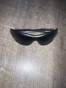 Y2K Wraparound Shield Sunglasses | Black Frame | Futuristic Sport Style | Unisex - Picture 1 of 4