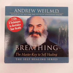 Breathing The Master Key to Self Healing by Andrew Weil Audiobook CDs - Picture 1 of 2