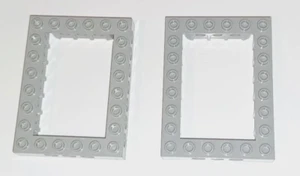 LEGO LOTTO MATTONCINI TECNICI GRIGIO BLU CHIARO / DIMENSIONI 6x8 / quantità 2x / parte #40345 - Foto 1 di 2