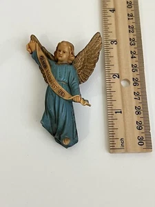 Estatuilla colgante miniatura de plástico ángulo gloria belén plástico ART de colección - Imagen 1 de 4