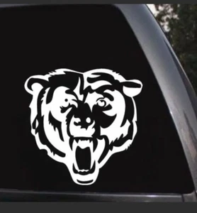 Adesivo decalcomania vinile laptop finestra auto camion testa Chicago Bears - Foto 1 di 3