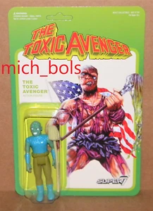 Figura de acción retro Toxic Avenger versión película onda 1 ReAction Super7 3,75" - Imagen 1 de 3