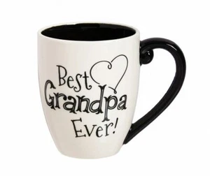 Hermosa taza de cerámica de tinta negra para abuelo Cypress Home O' Joe con caja a juego - - Imagen 1 de 4