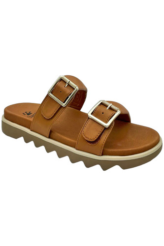 PUMA Scarpe cougar sandalo gancio e anello cognac