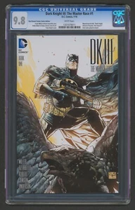 DARK KNIGHT III: The Master Race #1 CGC 9.8 PAST PRESENT FUTURE SKETCH DK3 2016 - Foto 1 di 1