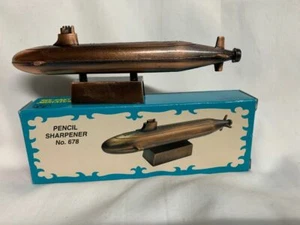 SACAPUNTAS COLECCIONABLES SEAWOLF SUBMARINE BRONCE METAL FUNDIDO A PRESIÓN NUEVO/CAJA - Imagen 1 de 1