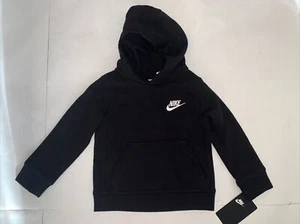 Felpa Nike Classic Logo Felpa Bambino Taglia 2T Nera Tasca Ricamata ⭐️ - Foto 1 di 7