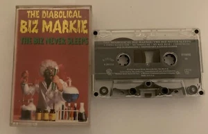 The Diabolical Biz Markie 1989 Cassette Tape The Biz Never Sleeps - Picture 1 of 1