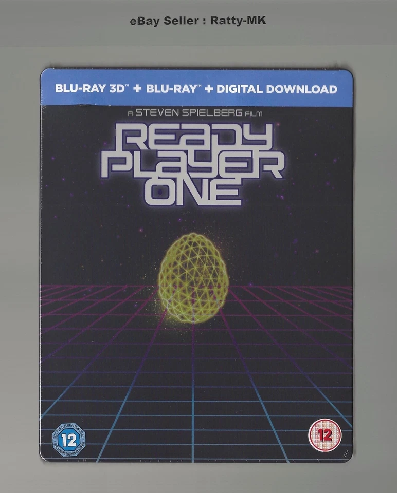 Ready Player One Steelbook 3d & 2d Blu Ray UK Edition MINT Fast Post