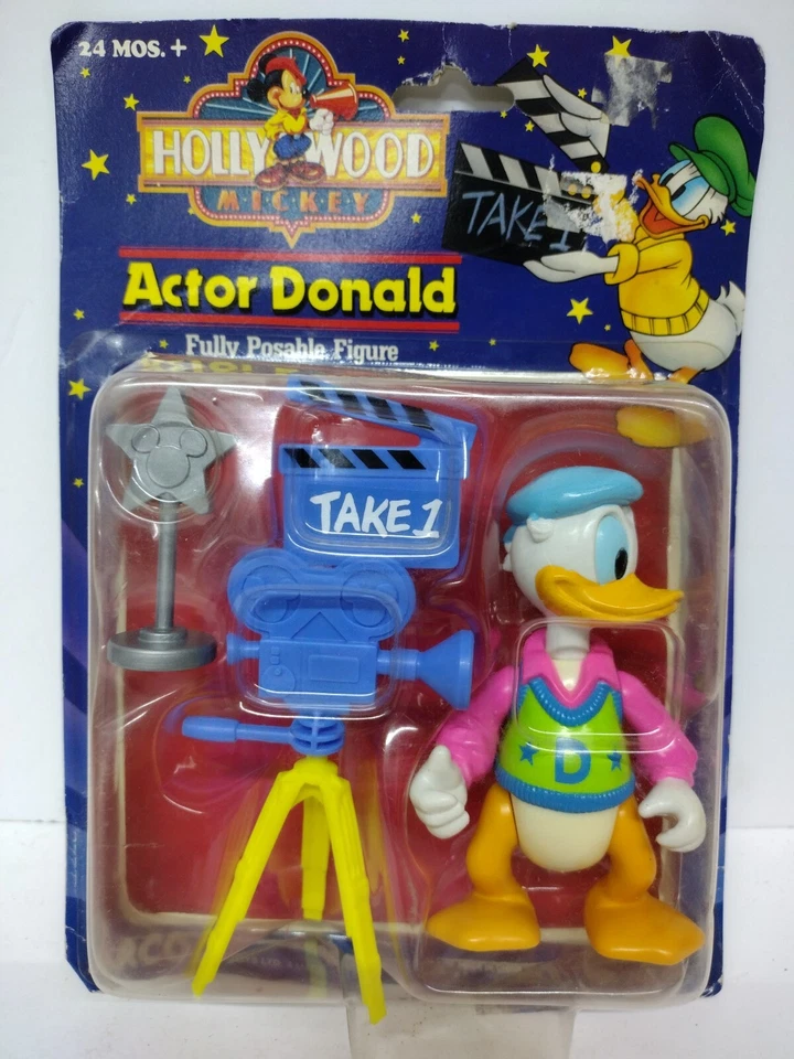 1980s Arco Hollywood Actor Donald Duck Posable Figure