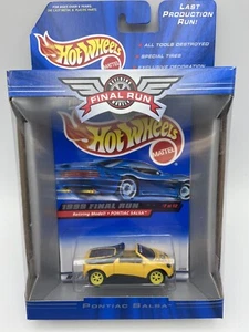 Hot Wheels 1999 Final Run Retiring Model Pontiac Salsa Yellow 1/64 FREE SHIPPING - Picture 1 of 6