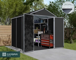 Geräteschuppen Rubicon  6x8 Gerätehaus 229 x 185 cm Gartenhaus | Canopia - Bild 1 von 13