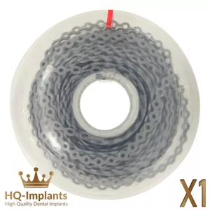 Cadena elástica larga soportes grises bandas de goma ortodoncia dental Morelli - Imagen 1 de 5
