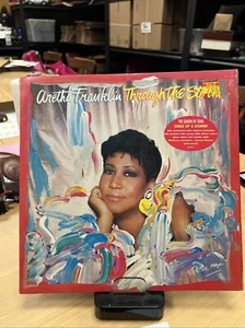 ARETHA FRANKLIN - THROUGH THE STORM - ARISTA 8572 - PROMO SLEEVE VINYL LP - Picture 1 of 5