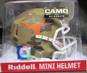 Texas Longhorns Camo ALT MINI HELMET NEW IN BOX - Picture 1 of 1