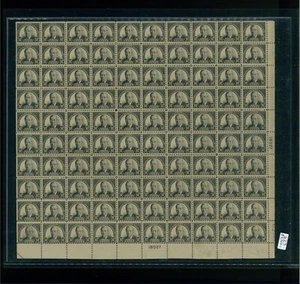 Estampilla de franqueo de Estados Unidos de 1925 #623 número de placa Hoja completa 18027 como nueva - Imagen 1 de 1