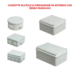 Scatole di Derivazione da Esterno - Cassette Resistenti per Impianti Elettrici - Foto 1 di 12
