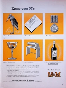 1942 Mattingly & Moore Whisky mezclado suave suave precio moderado años 40 anuncio impreso - Imagen 1 de 1
