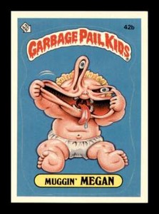 1985 Topps Garbage Pail Kids Series 2 Muggin' Megan #42b  