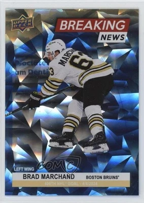 2024-25 Upper Deck Series 1 Breaking News Gold Brad Marchand #BN-5 - Image 1 of 2
