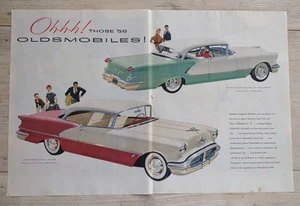 Vintage 1955 COLLIER'S Magazine OLDSMOBILE AUTOMOBILE CAR Print ADVERTISEMENT AD - Picture 1 of 13