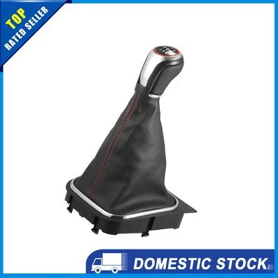 Paquete de 1 perilla de cambio manual para Volkswagen Jetta 2006-2010 con cubierta antipolvo Foto 1 de 4