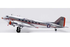 XX2383 JC Wings DC-3 1/200 Model N17334 American Airlines w/Stand - Picture 1 of 1
