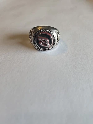Anillo de plata esterlina Franklin Mint Dale Earnhardt Sr Foto 1 de 4