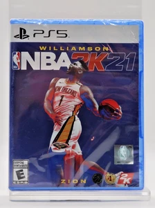 NBA 2K21 (PlayStation 5, 2020) Brand New Zion Williamson Cover Loose Plastic - Picture 1 of 3