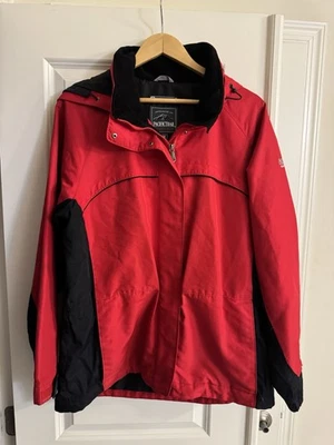 Chaqueta de Colección Pacific Trail Clima Frío Mujer Mediana Roja Exterior Abrigo con Capucha Foto 1 de 4