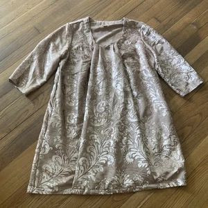 Soft Surroundings By April Cornell Brocade Velvet Baby Doll Dress Sz XL EUC - Picture 1 of 8