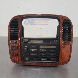 98 1998 LEXUS LX470 TEMPERATURE AC HEAT CLIMATE CONTROL WOOD GRAIN8401060060 - Picture 1 of 12