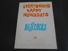 BUZZCOCKS  EVERYBODYS HAPPY NOWADAYS  RARE ORIGINAL 1979 SHEET MUSIC PUNK Clash