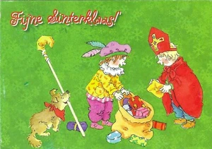 Netherlands Postcard Het Fijne Sinterklaasboek Marianne Busser Children's Book - Picture 1 of 2