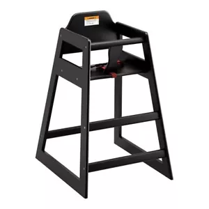 Restaurant Children High Chair with Walnut Wood Finish - For Commercial Use - Picture 1 of 8