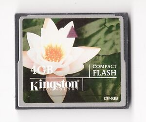 (READ!!!) Kingston 4GB CF/4GB CF Compact Flash Camera Memory Card