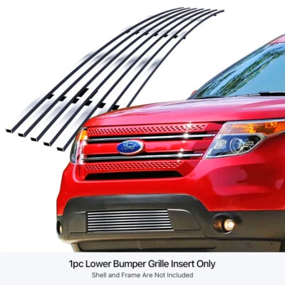 Parachoques de acero inoxidable cromado para Ford Explorer 2011-2015 Foto 1 de 4