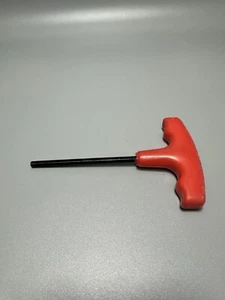7/32" Red T-Handle Hex / Allen Key 6" Long Unbranded Heavy Duty Handle - Picture 1 of 5